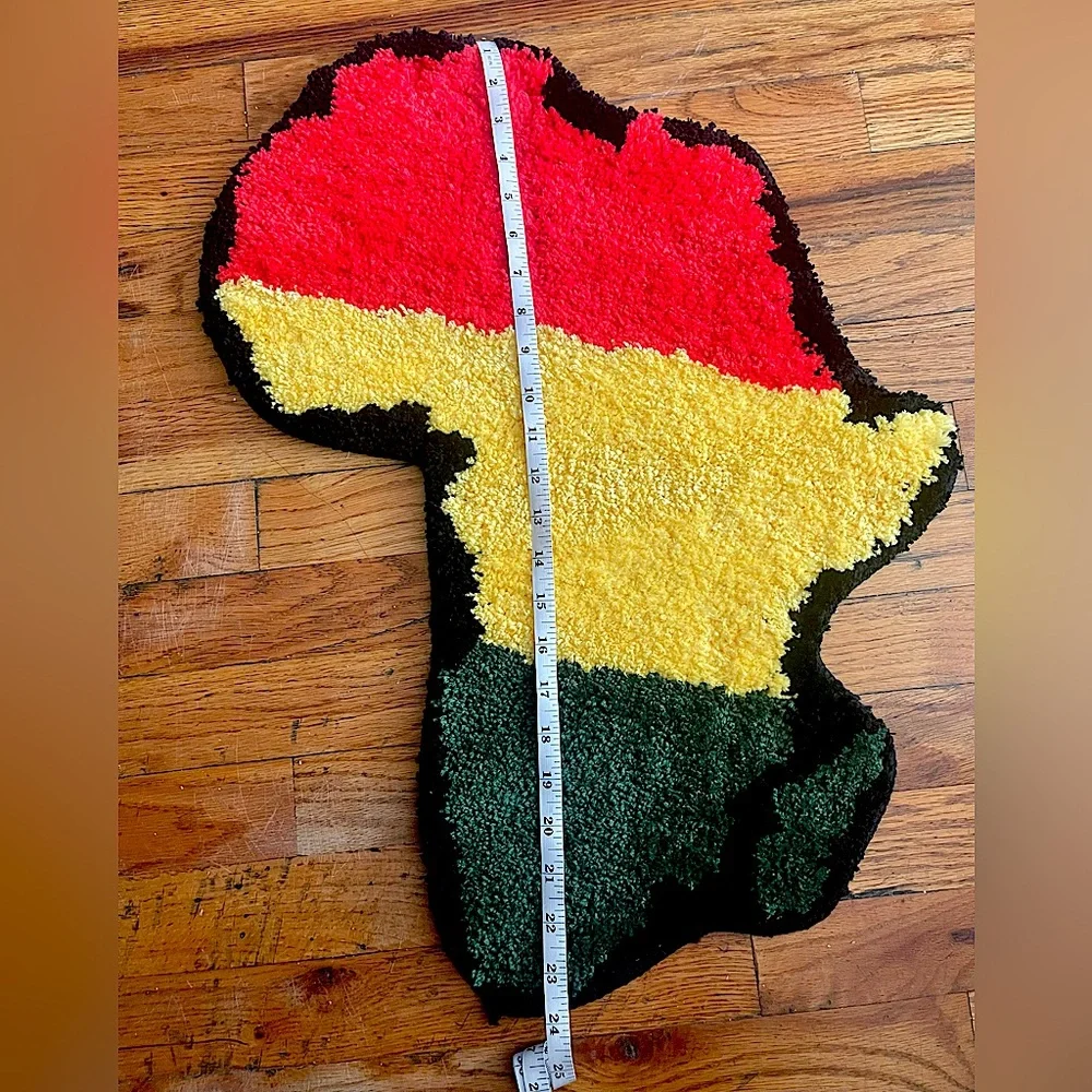 Africa continent mat